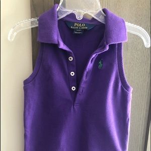 Girls 3T Ralph Lauren Sleeveless Polo.